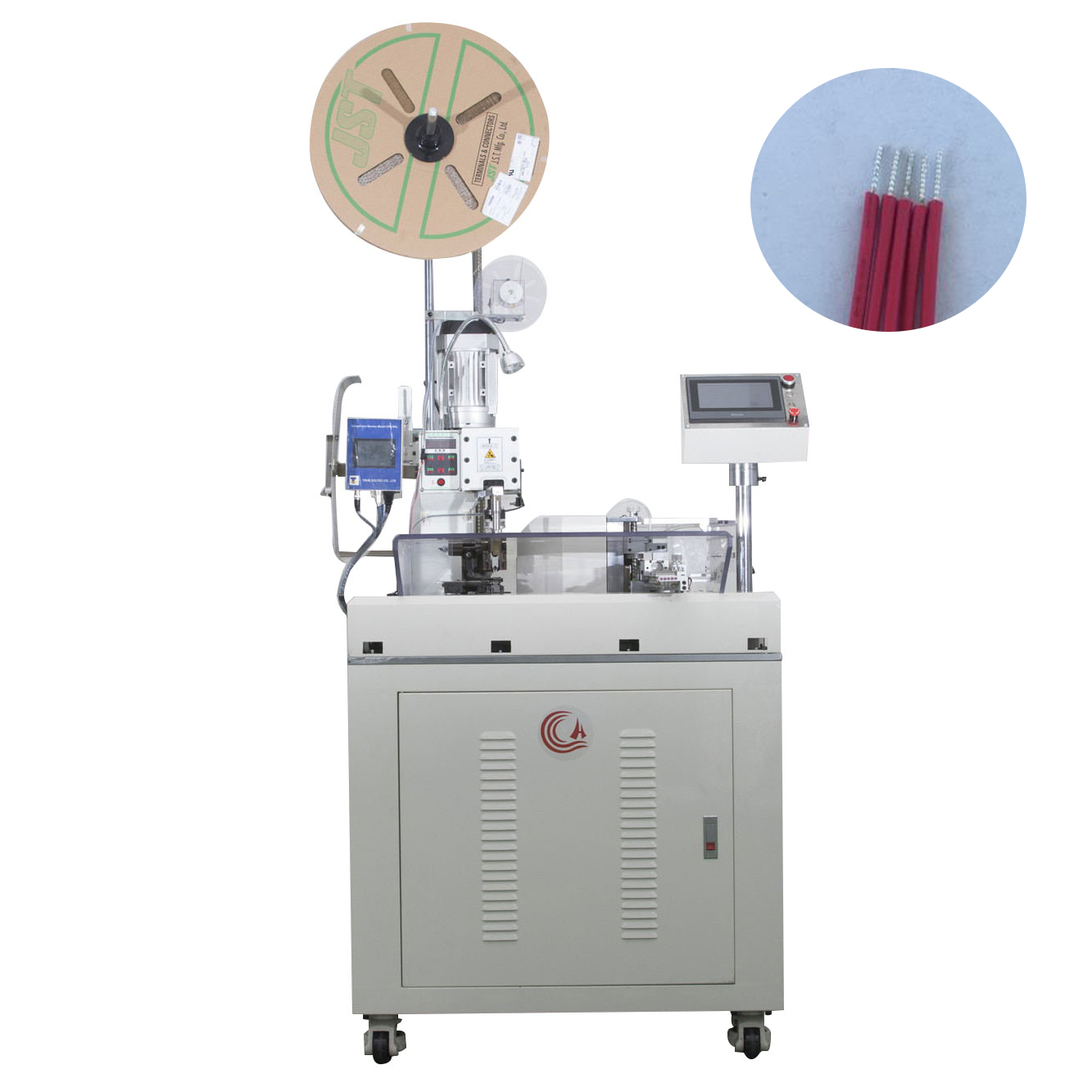 HC-10+NT全自動(dòng)壓著、扭線沾錫機(jī)（一端壓接一端沾錫）